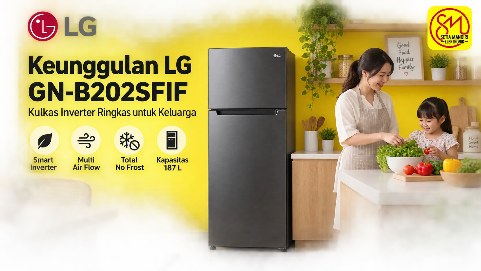 kulkas keluarga LG GN-B202SFIF