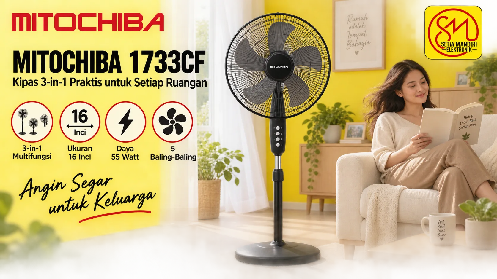 Kipas Mitochiba 1733CF