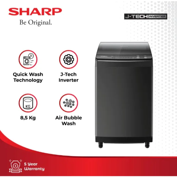 SHARP | ES-M8500XT-SA Mesin Cusi 85Kg New Megamouth Series