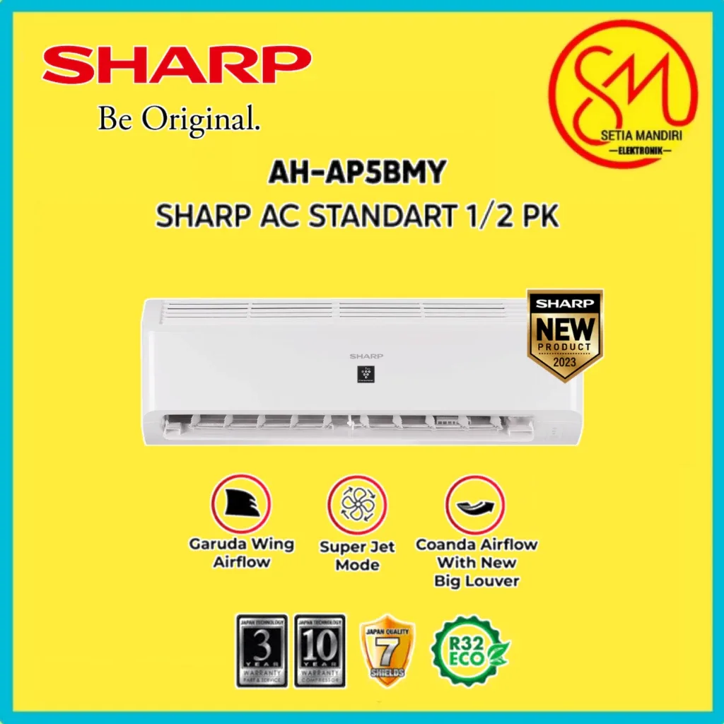 AC Sharp 1/2 pk AH-AP5BMY Plasmacluster
