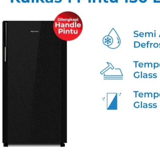 Kulkas 1 Pintu Polytron 142 liter PRA-15DRD DDX DDS CDX