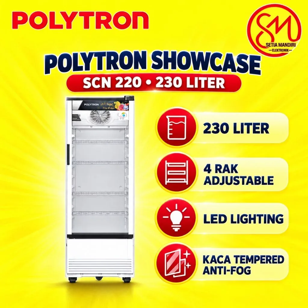 POLYTRON Showcase 190 Liter SCN 190 / 230 Liter SCN 220 / 230 Liter SCN 228(No Frost)
