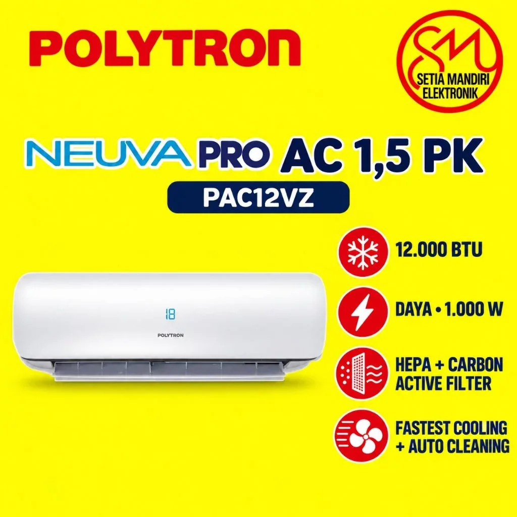 Polytron AC 1,5 PK PAC12VZ / 2 PK PAC-18VZ NEUVA ICE