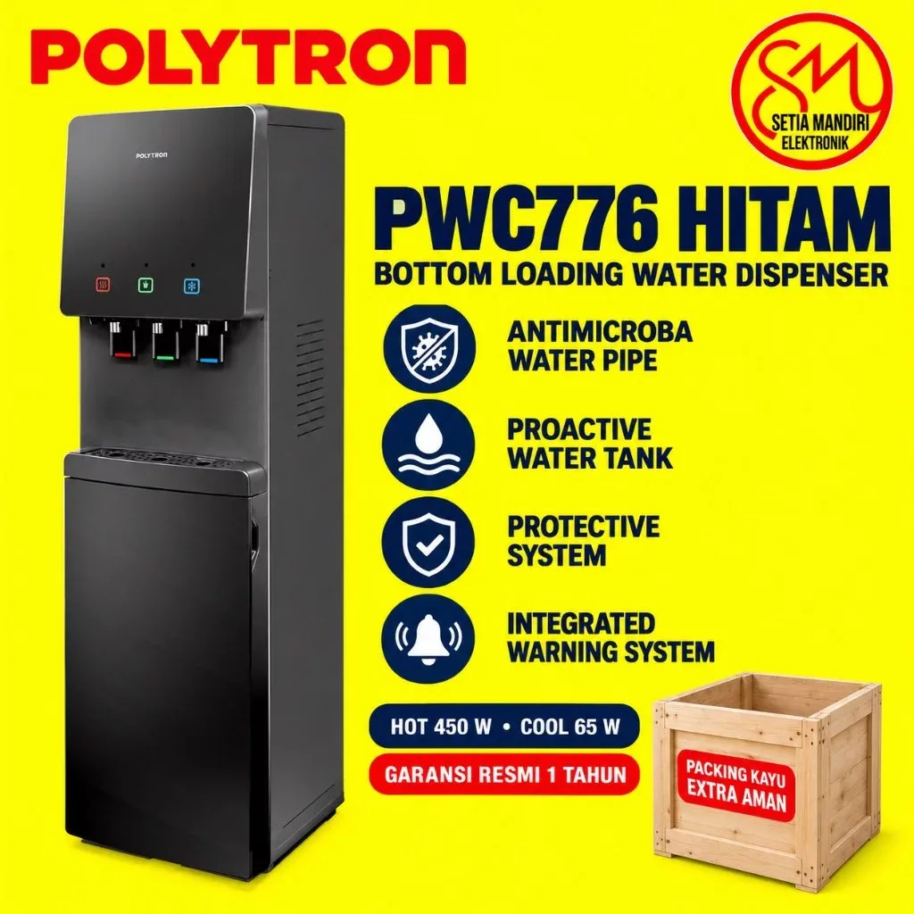 POLYTRON PWC 776 Dispenser Galon Bawah PWC776