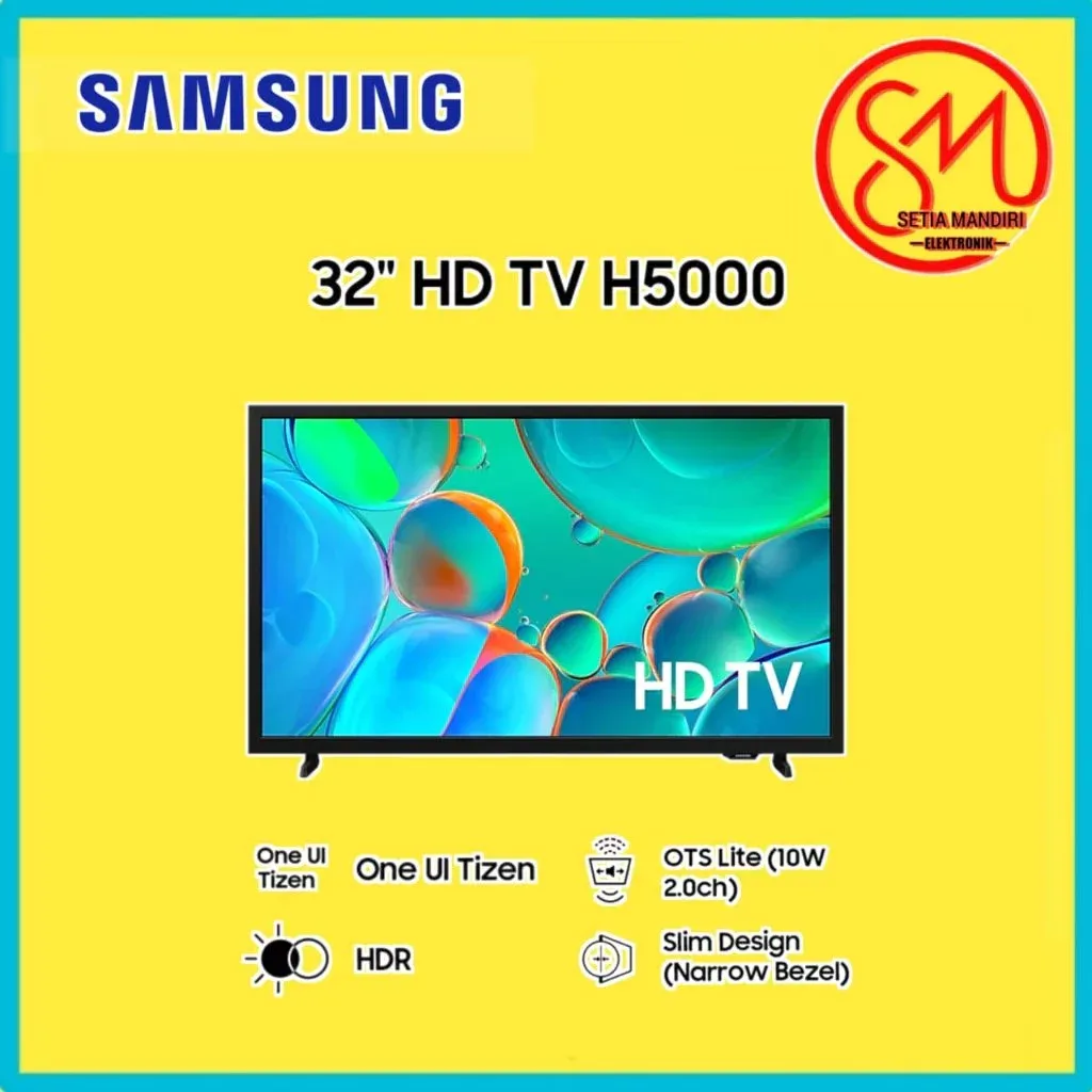 [KARGO] SAMSUNG 32" HD HE50E TV | HDR | OTS Lite | One UI Tizen | Slim Design | UA32HE50EFKLXD
